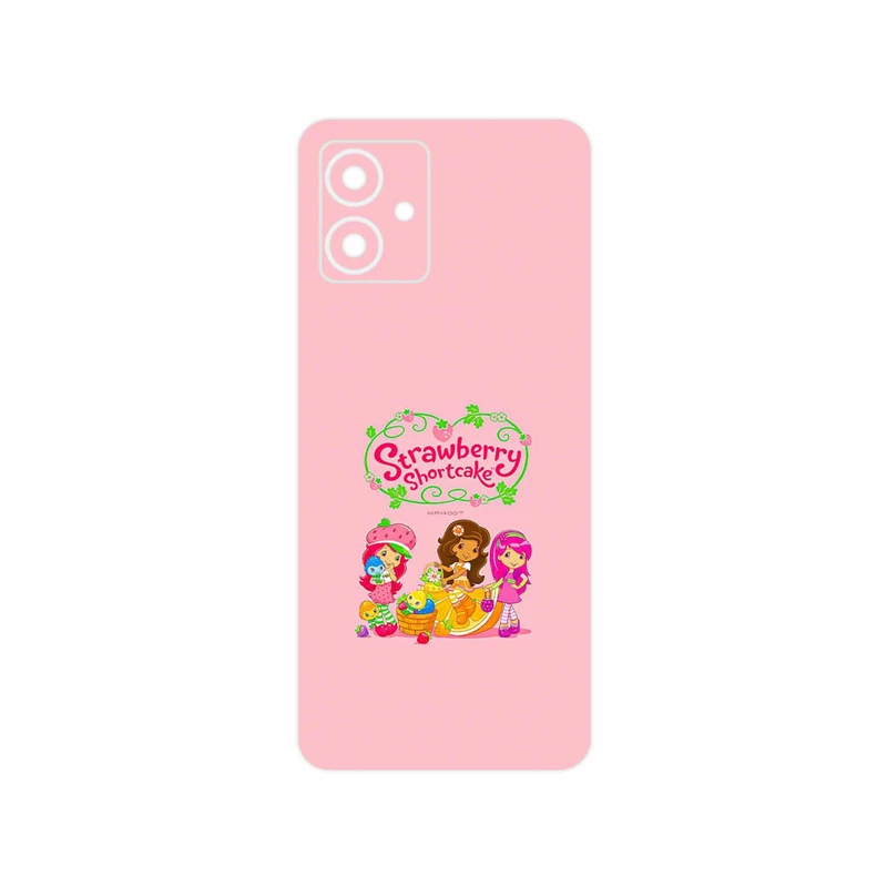 برچسب پوششی ماهوت مدل Strawberry Shortcake مناسب برای گوشی موبایل موتورولا Moto G14