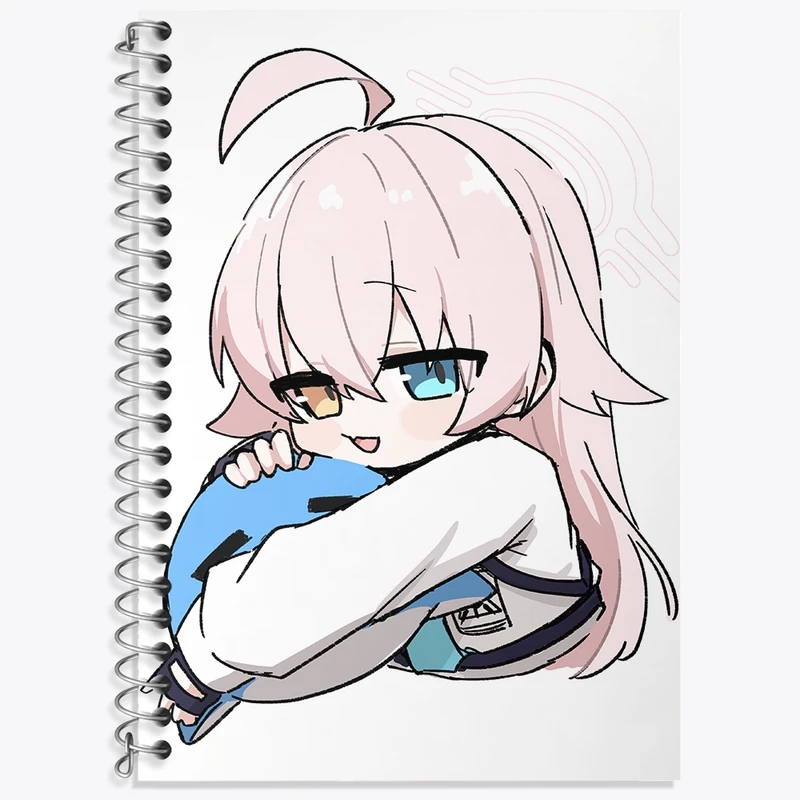 دفتر لغت 50 برگ خندالو طرح بازی آرشیو آبی (Blue Archive) کد 34387