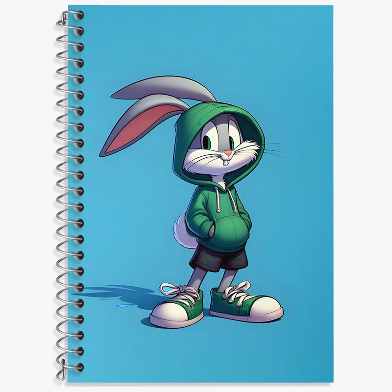 دفتر لغت 50 برگ خندالو طرح باگز بانی کد N4899