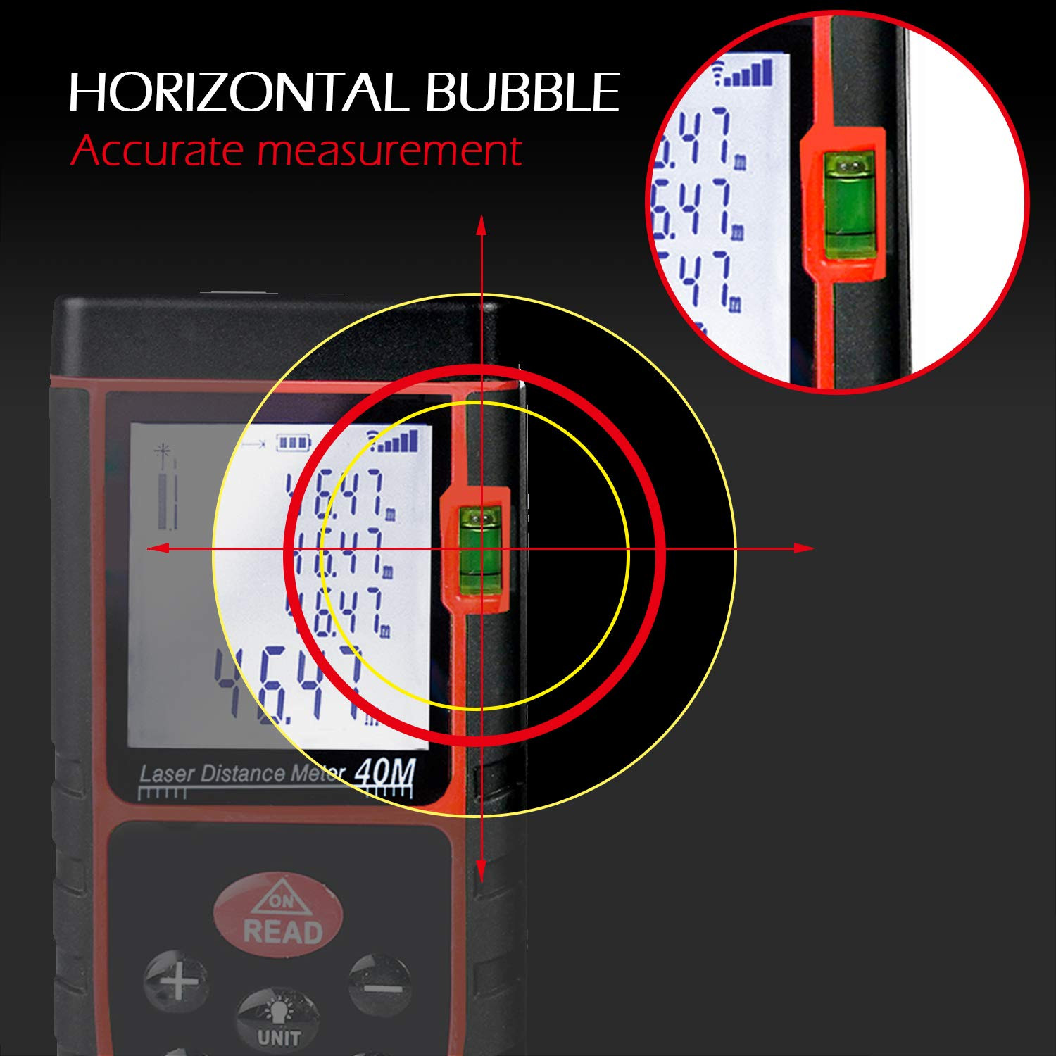 متر لیزری مدل Q40M متر لیزری مدل Q40M