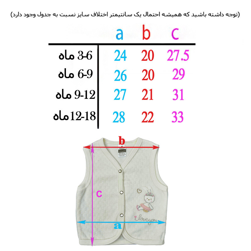 جلیقه نوزادی کارامل کد YLK2468-1 جلیقه نوزادی کارامل کد YLK2468-1