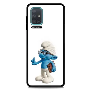 AKAM AMC-WSGA71-SMURFS-19 Cover For Samsung Galaxy A71