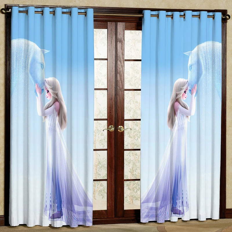 پرده مدل مخمل پانچی کد 4390 سایز 140x280 سانتی متر