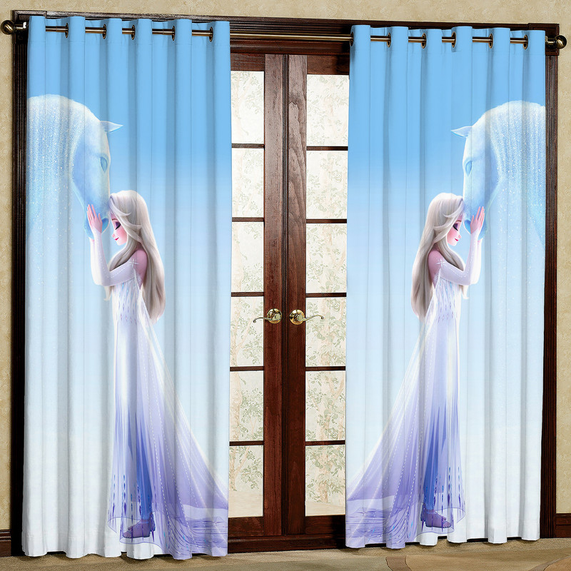  پرده مدل مخمل پانچی کد 4390 سایز 140x280 سانتی متر