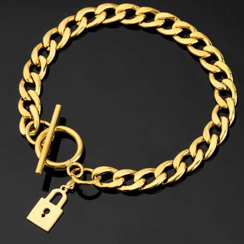 دستبند طلا عیار 18 زنانه مدل sba59