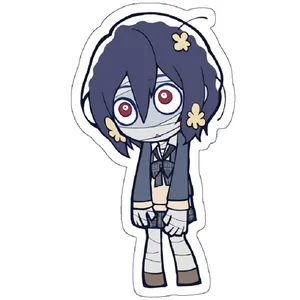 استیکر لپ تاپ مدل Ai Zombie Chibi