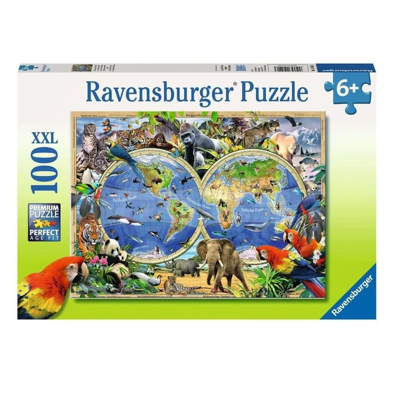 پازل 100 تکه راونزبرگر مدل Animals of the World کد 10540