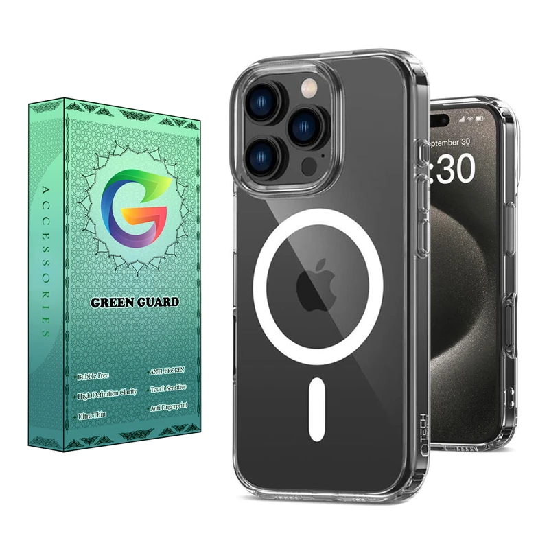 کاور گرین گارد مدل CR_Magsafe کد Clear 47 مناسب برای گوشی موبایل اپل Iphone 16 Pro
