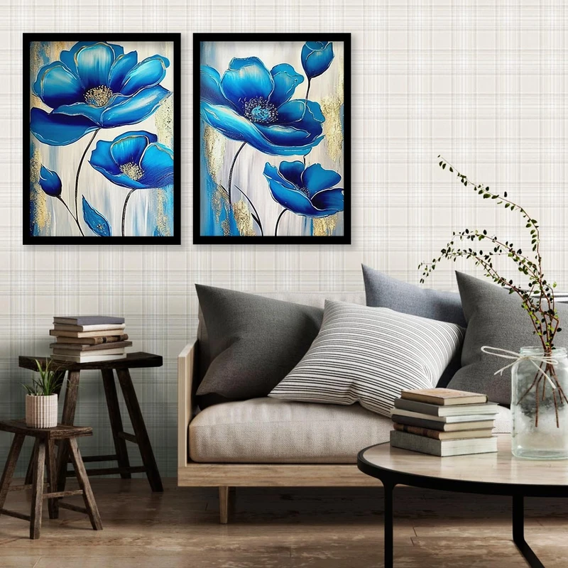 تابلو صبا طرح مدل دکوراتیو انتزاعی کد 146 مجموعه 2