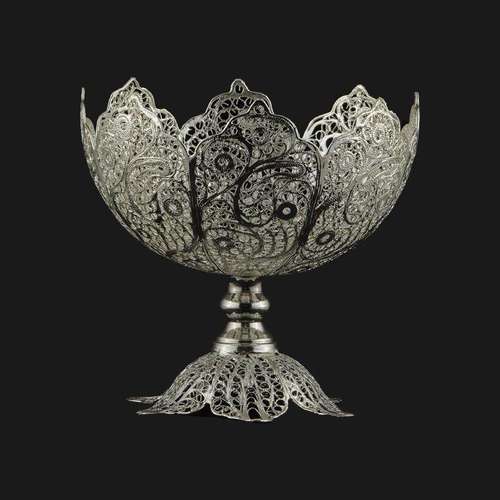 کاسه آجیل خوری ملیله مدل هشت پر کد 11