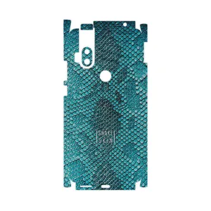 MAHOOT Blue Snake Skin-FullSkin Cover Sticker for Motorola One Hyper