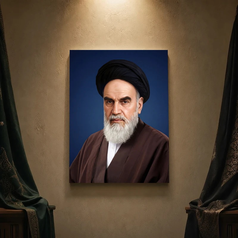 تابلو شاسی مدل مذهبی طرح امام خمینی کد 491SM