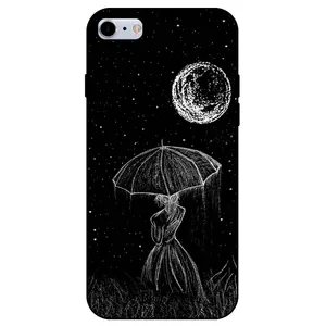 Megafone Girl and Moon 1369 Cover For Apple iPhone 7 / 8