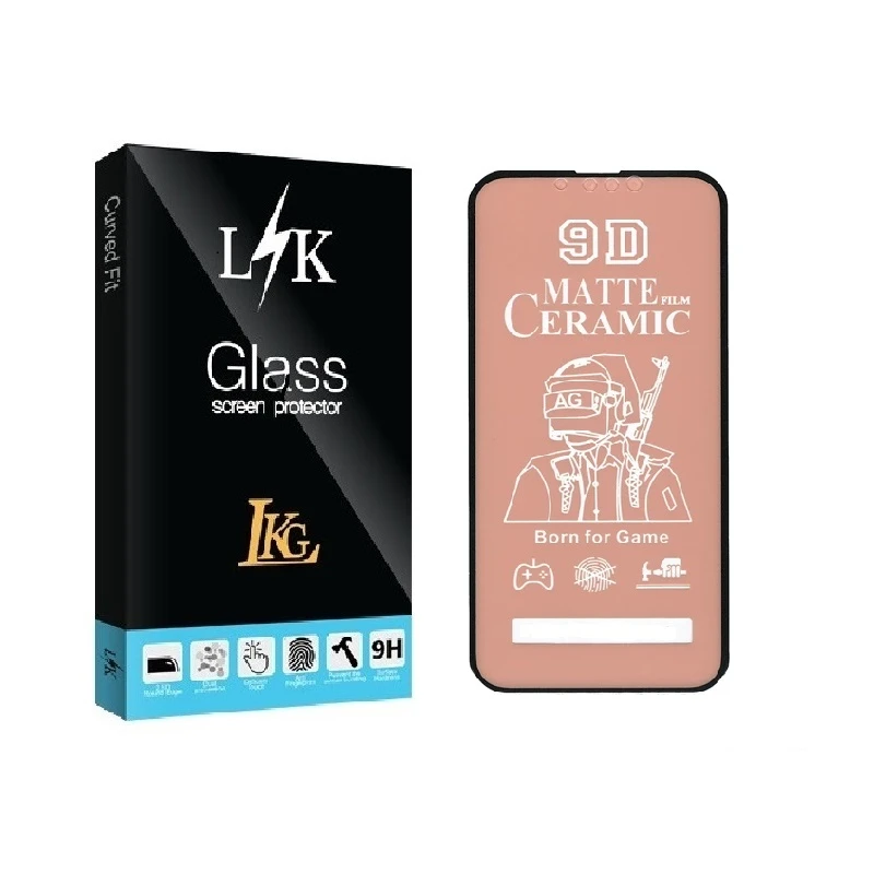 محافظ صفحه نمایش سرامیکی ال کا جی مدل LKK مناسب برای گوشی موبایل اپل iPhone 13 Pro Max