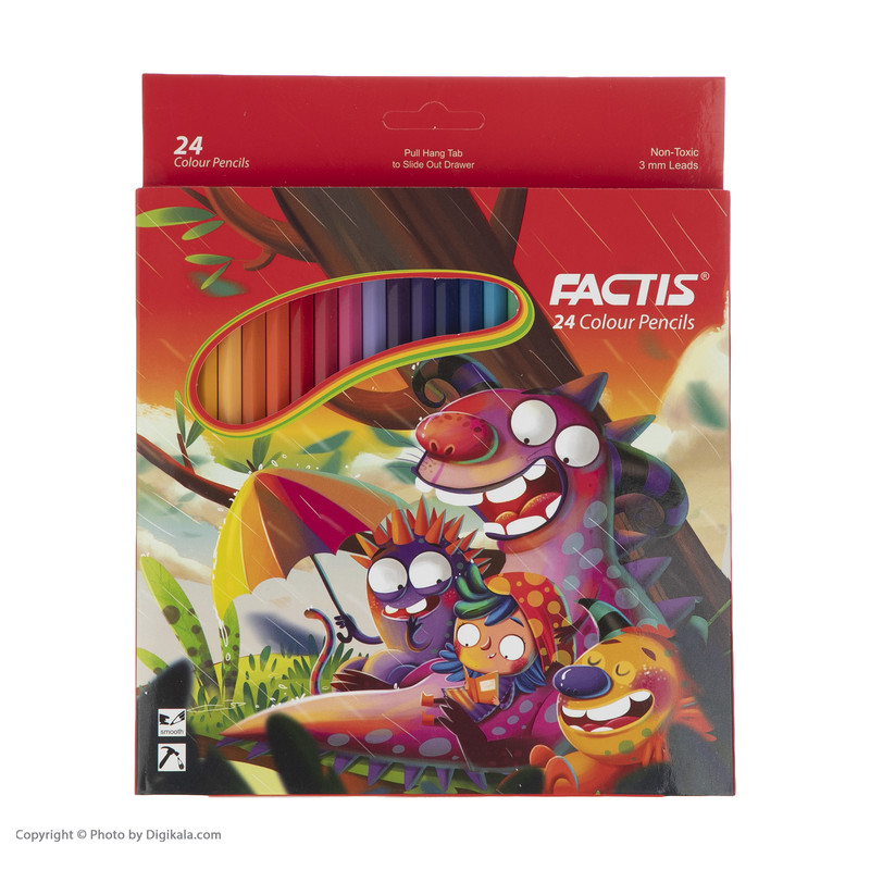 مداد رنگی 24 رنگ فکتیس مدل Strange Friends کد F07112324