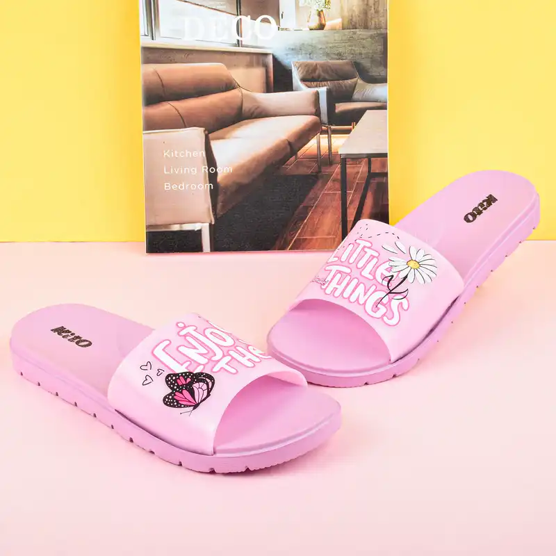 دمپایی زنانه کیتو مدل از چیزای کوچیک لذت ببر کد BNF.4003