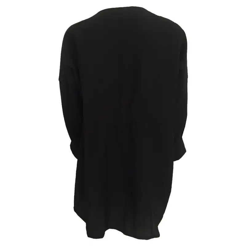 مانتو زنانه مدل عروسکی کیمانو کد tm-2729 رنگ مشکی