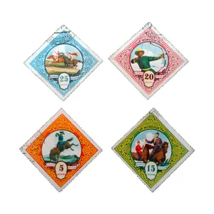 تمبر یادگاری مدل ورزشی کد bc-1439 مجموعه 4 عددی