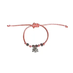 دستبند دست‌ساز زنانه مدل آویز فیل