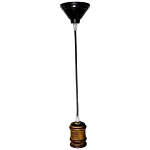 چراغ آویز مدل WoodI کد CH08