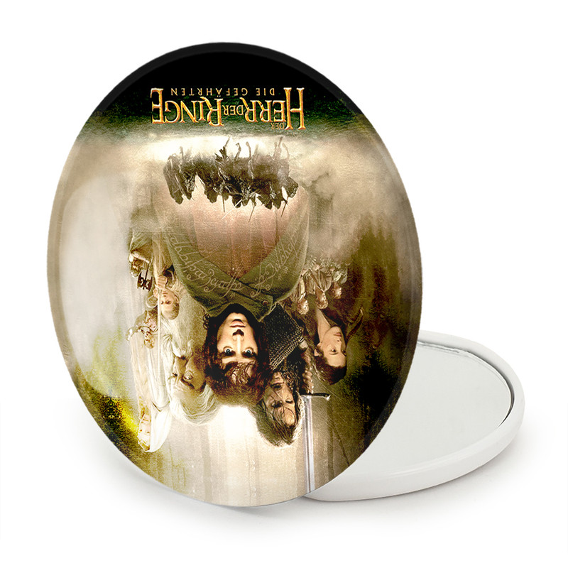 آینه جیبی خندالو طرح ارباب حلقه ها Lord of the Rings مدل تاشو کد 4553