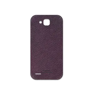 MAHOOT Purple-Leather Cover Sticker for Honor 3X G750