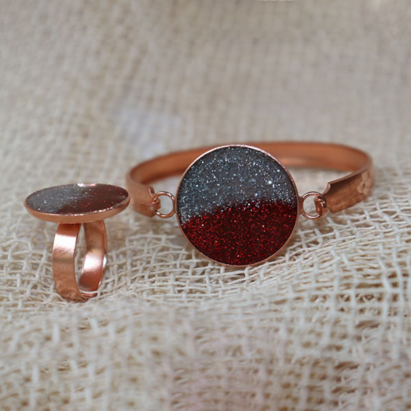 نیم ست زنانه مدل اکلیلی کد JW251