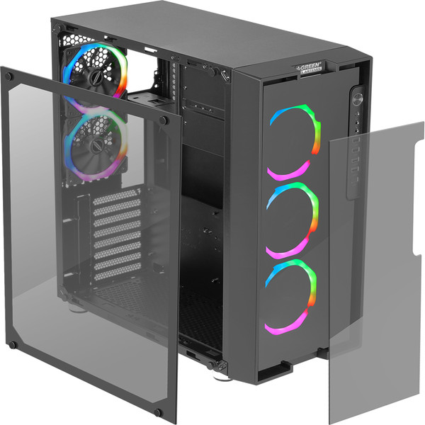 کیس کامپیوتر گرین مدل Z6 RGB ARTEMIS