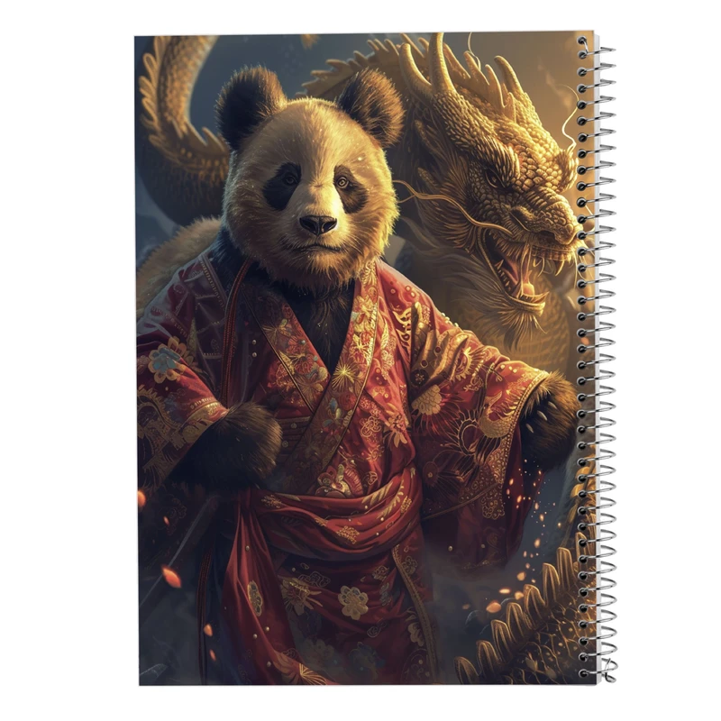 دفتر نقاشی 50 برگ مدوپد مدل حیوانات جنگجو کد DF14819