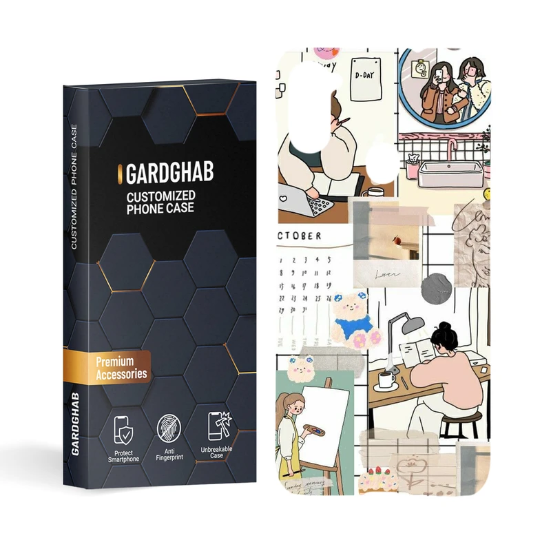 کاور گارد قاب مدل دخترانه مناسب برای گوشی موبایل سامسونگ Galaxy A11 / M11  