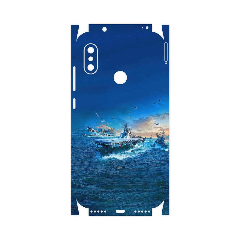 برچسب پوششی ماهوت مدل Warship-FullSkin مناسب برای گوشی موبایل شیائومی Redmi Note 6 Pro