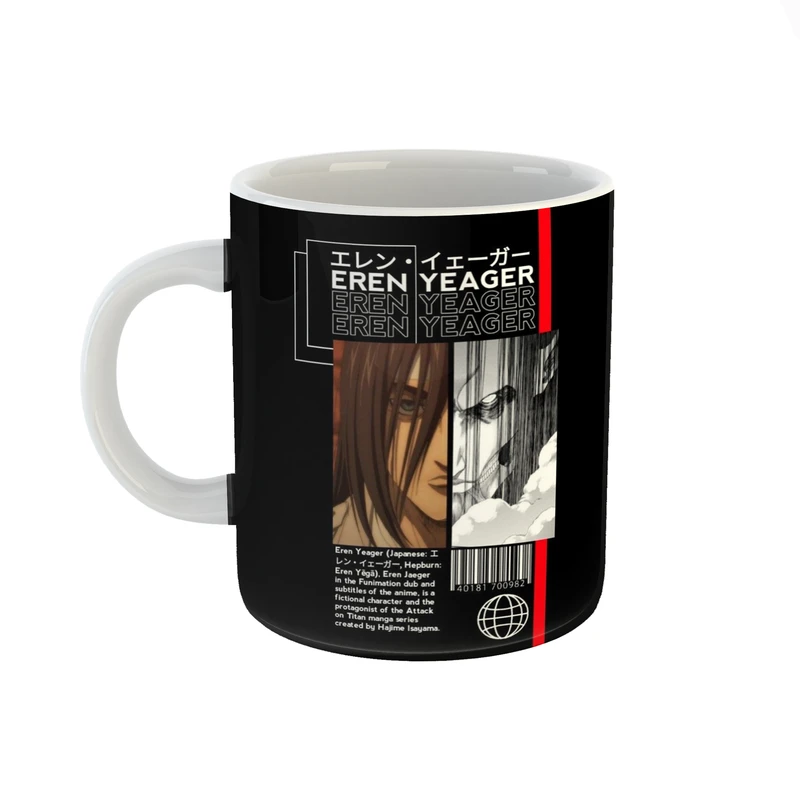 ماگ طرح انیمه اتک ان تایتان ارن 