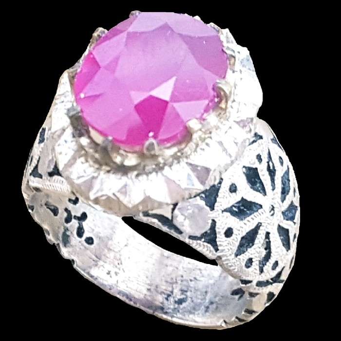 انگشتر نقره مردانه مدل P200