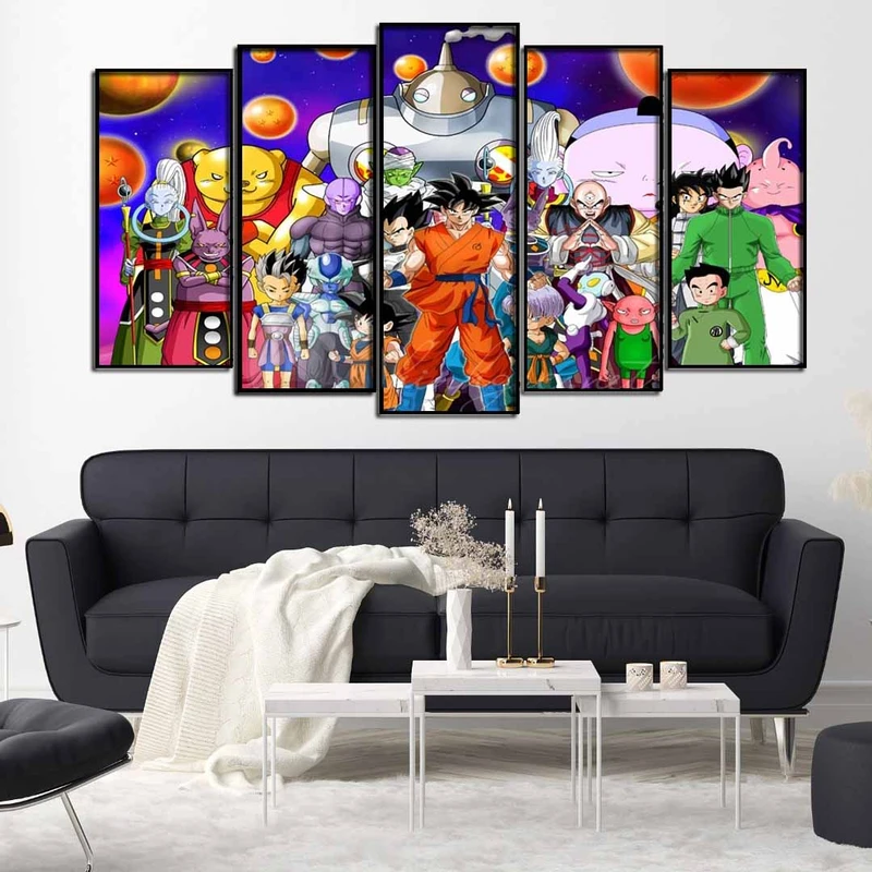 تابلو آتریسا مدل انیمه ATan0296 مجموعه 5 عددی