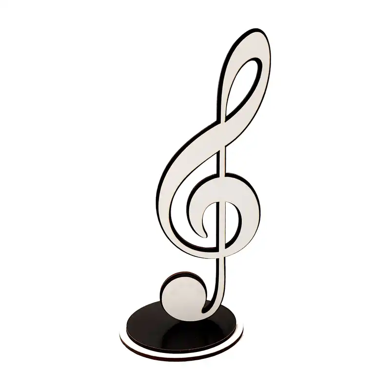 دکوری مدل نت موسیقی کلید سل