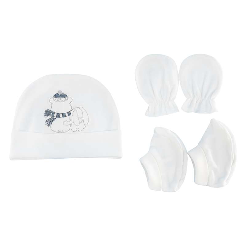 ست 3 تکه لباس نوزادی پاپو مدل خرس 05