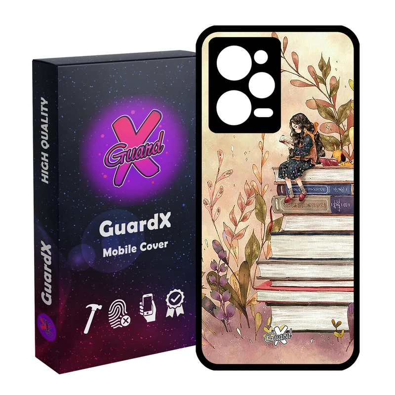 کاور گارد ایکس طرح دختر مدل Glass10313 مناسب برای گوشی موبایل شیائومی Redmi Note 12 Pro 5G/Poco X5 Pro 5G/Note 12 Pro Pro speed
