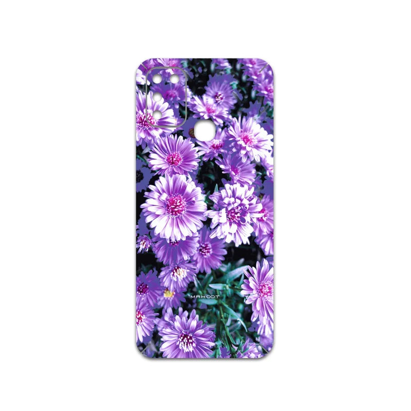 برچسب پوششی ماهوت مدل Purple-Flower مناسب برای گوشی موبایل اینفینیکس Hot 11 Play