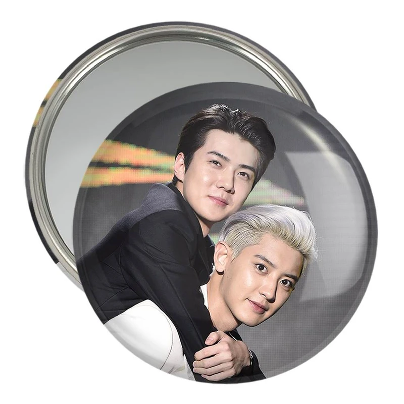 آینه جیبی خندالو مدل گروه اکسو EXO  کد 13553