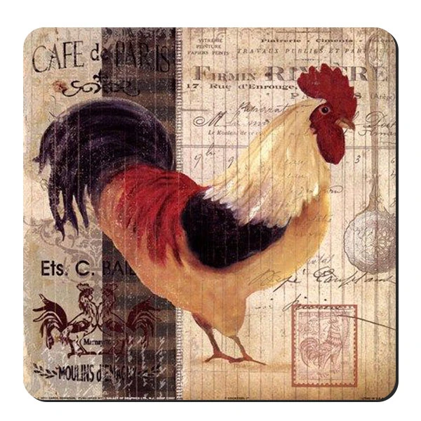 	 زیر لیوانی طرح خروس کد nzl428