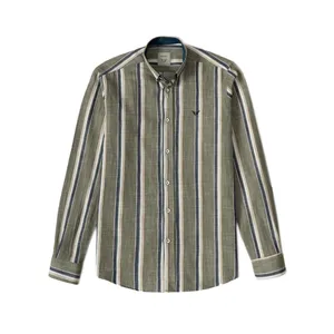 پیراهن آستین بلند مردانه مدل راه راه