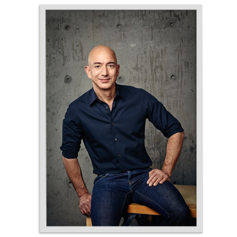 تابلو نوری بکلیت مدل طرح جف بزوس jeff bezos مدل بک لایت W-s1907