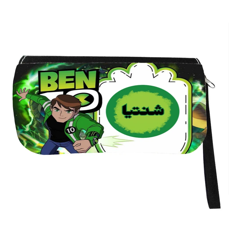 جامدادی پاد آفرین مدل اسم شخصی طرح بن تن Ben 10 اسم شنتیا کد p1142