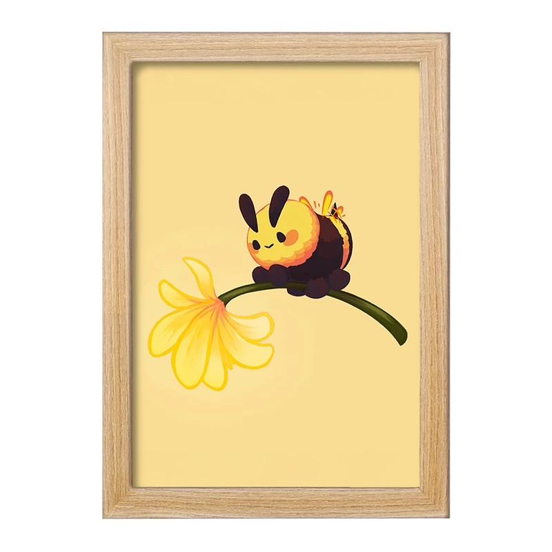 تابلو خندالو مدل زنبور حیوانات بامزه  کد 21054