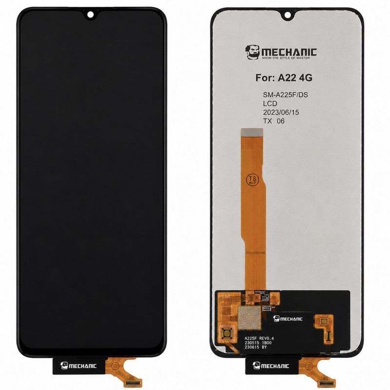 تاچ و ال سی دی با فریم مکانیک کدSMA224G مناسب برای گوشی موبایل سامسونگ galaxy a22 4g