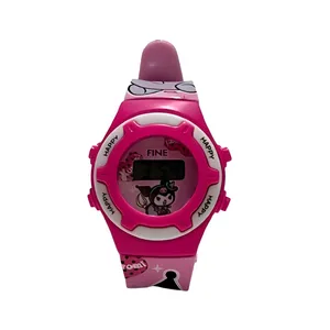 ساعت مچی عقربه ای بچگانه مدل بند سیلیکونی