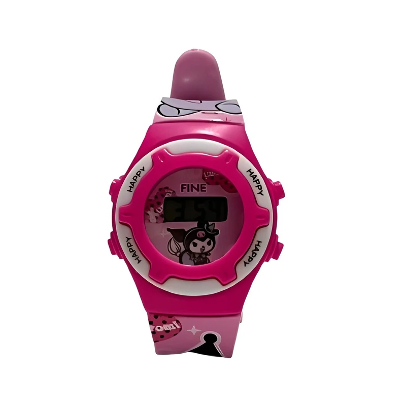 ساعت مچی عقربه ای بچگانه مدل بند سیلیکونی