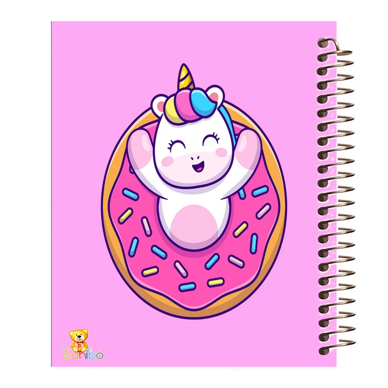 دفتر نقاشی 50 برگ بانیبو مدل اسب تک شاخ کد 536