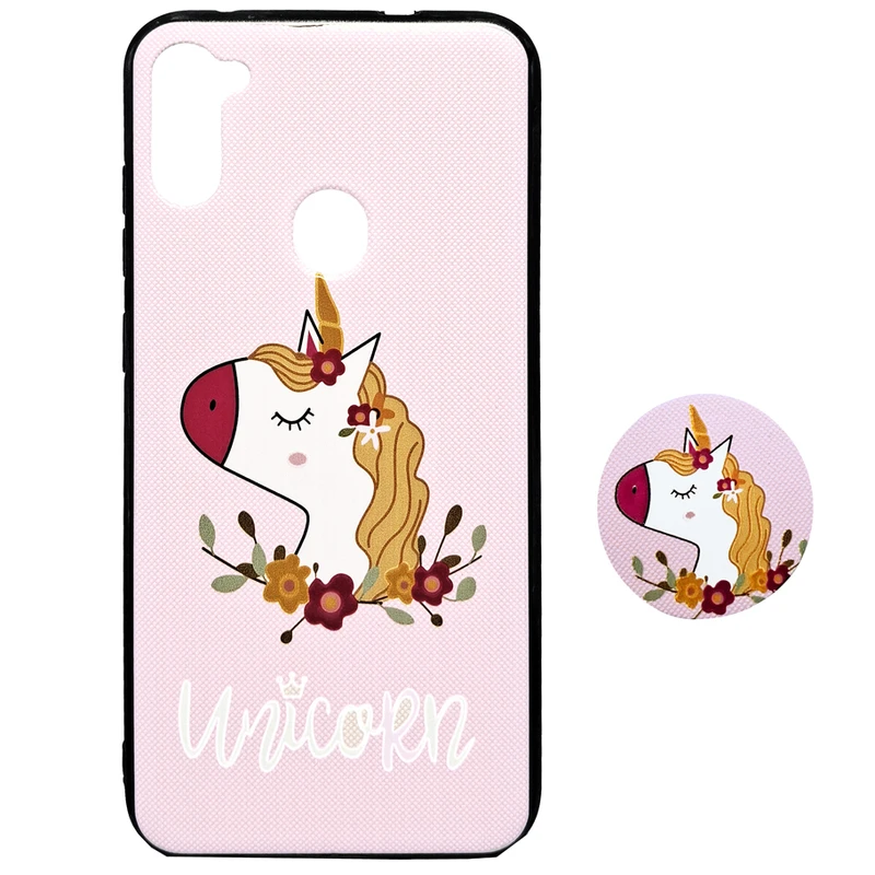 کاور مدل تک شاخ مغرور مناسب برای گوشی موبایل سامسونگ Galaxy A11 به همراه پاپ سوکت