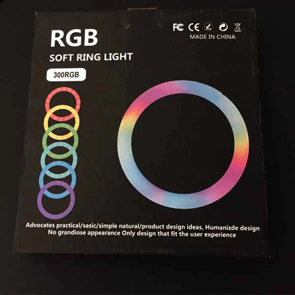 عکس شماره 4 : رینگ لایت مدل 300 rgb